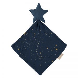 DOUDOU STAR 30X30 GOLD STELLA/ NIGHT BLUE
